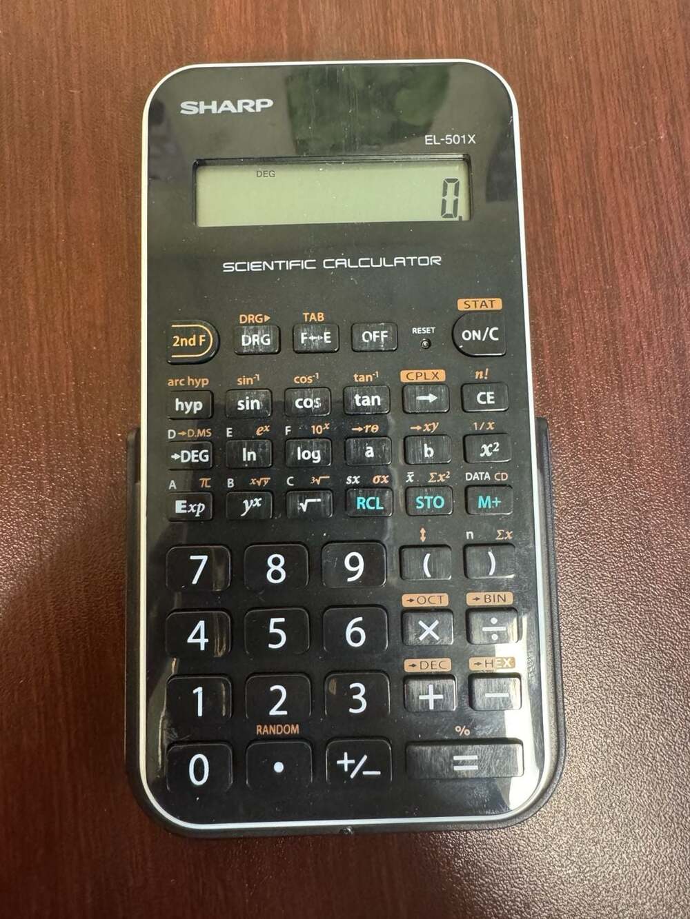 Sharp EL-501X Scientific Calculator with Hard Cover Case